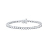 Thumbnail Image 1 of KAY Lab-Grown Diamonds Tennis Bracelet 1/2 ct tw Sterling Silver 7"