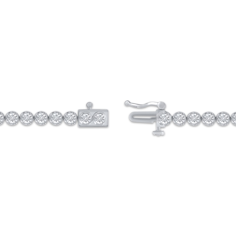 Main Image 3 of KAY Lab-Grown Diamonds Tennis Bracelet 1/2 ct tw Sterling Silver 7"