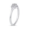 Thumbnail Image 2 of Diamond Petite Signet Ring 1/6 ct tw Sterling Silver