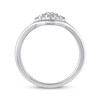 Thumbnail Image 3 of Diamond Petite Signet Ring 1/6 ct tw Sterling Silver