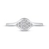 Thumbnail Image 4 of Diamond Petite Signet Ring 1/6 ct tw Sterling Silver