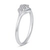 Thumbnail Image 5 of Diamond Petite Signet Ring 1/6 ct tw Sterling Silver