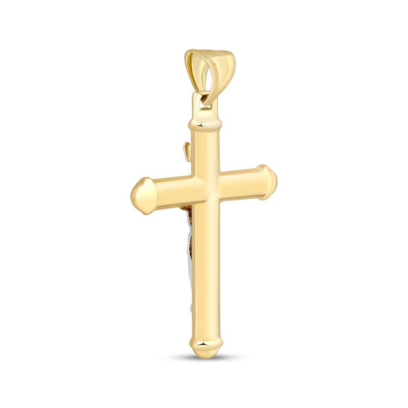 Main Image 3 of Crucifix Charm 10K Two-Tone Gold