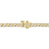 Thumbnail Image 3 of KAY Lab-Grown Diamonds Swirl Link Bracelet 2 ct tw 10K Yellow Gold 7.25