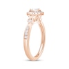 Thumbnail Image 2 of KAY Lab-Grown Diamonds Marquise-Cut Halo Promise Ring 1/4 ct tw 10K Rose Gold