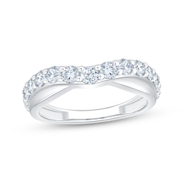 Adore Lab-Grown Diamonds Contour Anniversary Ring 1 ct tw 14K White Gold