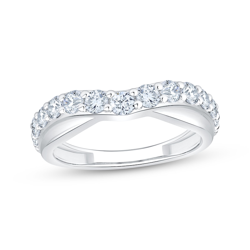Main Image 1 of Adore Lab-Grown Diamonds Contour Anniversary Ring 1 ct tw 14K White Gold