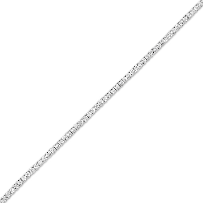 Main Image 2 of Diamond Tennis Bracelet 1 ct tw Sterling Silver 8.5"