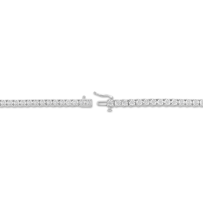Main Image 3 of Diamond Tennis Bracelet 1 ct tw Sterling Silver 8.5"