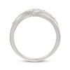 Thumbnail Image 3 of Diamond Ribbon Bypass Ring 1/4 ct tw Sterling Silver