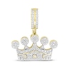 Thumbnail Image 1 of Men's Diamond Crown Charm 1/2 ct tw 10K Yellow Gold