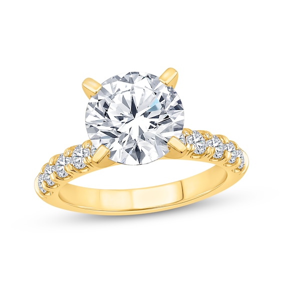 Adore Lab-Grown Diamonds Certified Round-Cut Engagement Ring 4-5/8 ct tw 14K Yellow Gold
