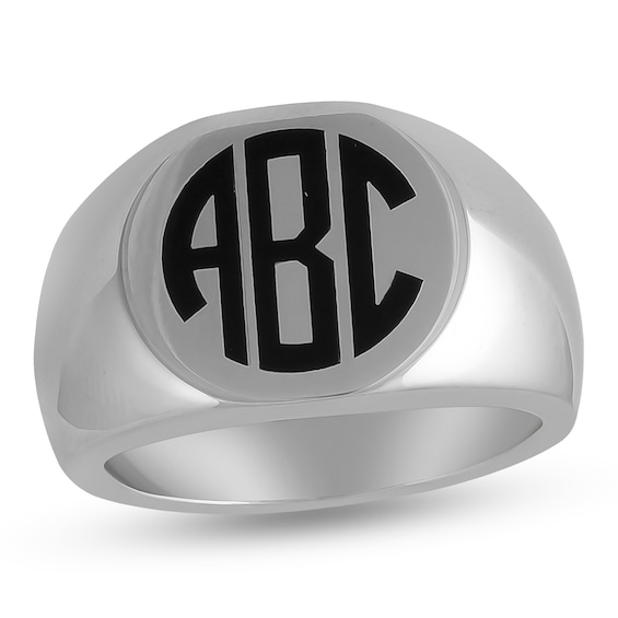 Monogram Signet Ring (3 Initials)