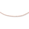 Thumbnail Image 1 of Rope Chain Necklace Semi-Solid 10K Rose Gold 24"