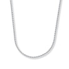 Thumbnail Image 0 of Solid Wheat Chain Necklace 14K White Gold 24"