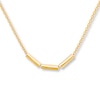 Thumbnail Image 0 of Triple Bar Necklace 14K Yellow Gold 18"