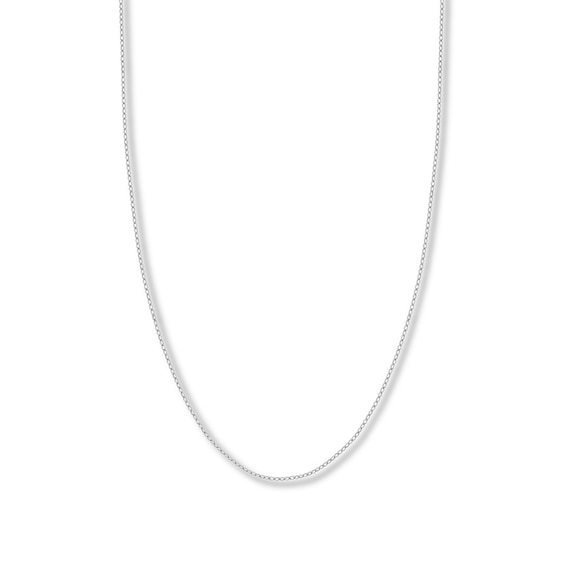 18" Rolo Chain Necklace Solid 14K White Gold Appx. 1.82mm