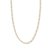 Thumbnail Image 0 of 16" Solid Figaro Chain Necklace 14K Yellow Gold Appx. 3.2mm
