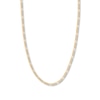Thumbnail Image 0 of 18" Solid Figaro Chain Necklace 14K Yellow Gold Appx. 3.2mm