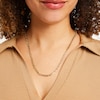 Thumbnail Image 3 of Mariner Link Necklace Hollow 14K Yellow Gold 22"
