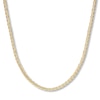Thumbnail Image 1 of Mariner Link Necklace Hollow 14K Yellow Gold 24"