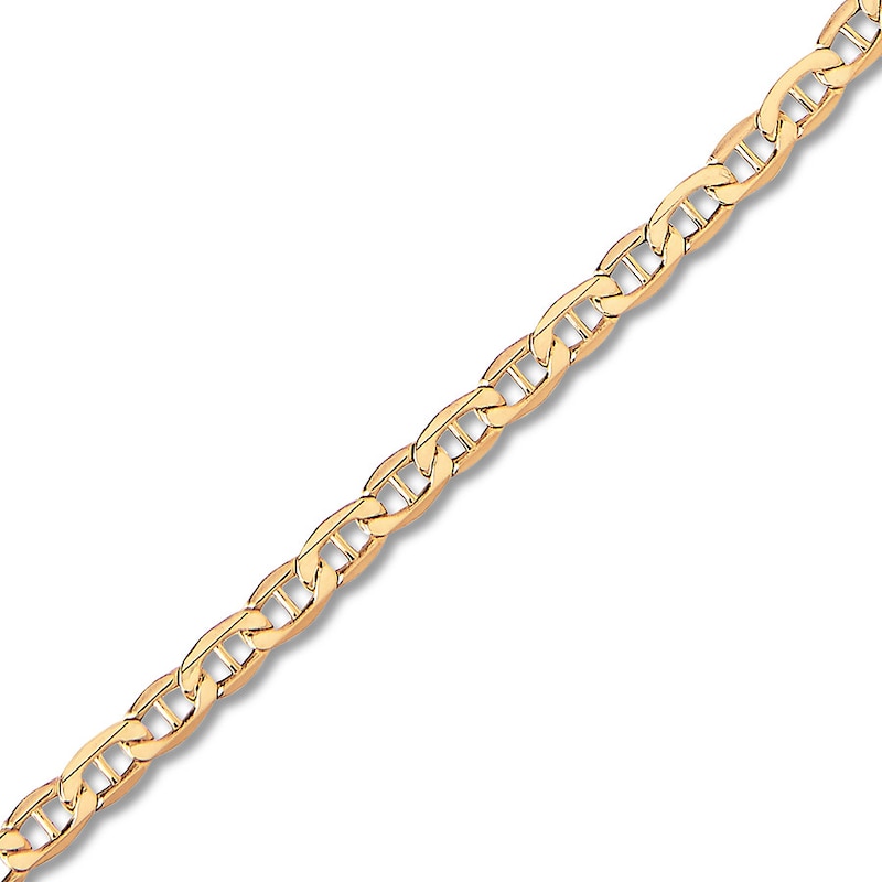 Main Image 2 of Mariner Link Necklace Hollow 14K Yellow Gold 24"