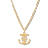 Thumbnail Image 1 of Crucifix Anchor Necklace 10K Yellow Gold 22"