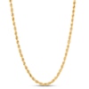 Thumbnail Image 1 of Rope Chain 2.9-3.0mm Hollow 14K Yellow Gold 24"