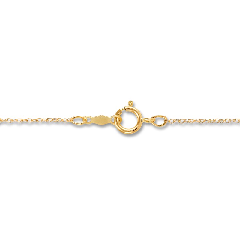 Main Image 2 of Angel Necklace 10K Yellow Gold 18"
