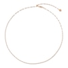 Thumbnail Image 0 of Adjustable Solid Mirror Chain Necklace 14K Rose Gold 20"