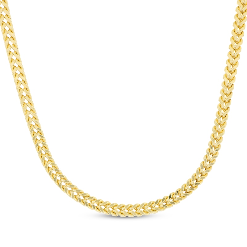 Main Image 2 of Franco Necklace Hollow 14K Yellow Gold 24"