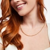 Thumbnail Image 5 of Wheat Chain Necklace Hollow 10K Yellow Gold 20"