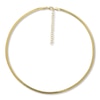 Thumbnail Image 1 of Herringbone Necklace Solid 10K Yellow Gold 20"