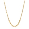 Thumbnail Image 1 of Graduated Rope Chain Necklace Hollow 10K Yellow Gold 18"
