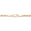 Thumbnail Image 2 of Rope Chain Necklace Hollow 14K Tri-Tone Gold 18"