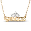 Thumbnail Image 1 of Children's Princess Tiara Necklace 14K Yellow Gold 13"