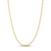 Thumbnail Image 1 of Children's Curb Chain Necklace Hollow 14K Yellow Gold 13"