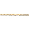 Thumbnail Image 2 of Children's Curb Chain Necklace Hollow 14K Yellow Gold 13"