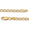 Thumbnail Image 3 of Children's Curb Chain Necklace Hollow 14K Yellow Gold 13"