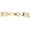 Thumbnail Image 3 of Figaro Chain Necklace Hollow 10K Yellow Gold 24"