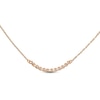 Thumbnail Image 2 of Diamond-cut Smile Necklace 10K Yellow Gold 18"