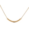 Thumbnail Image 3 of Diamond-cut Smile Necklace 10K Yellow Gold 18"