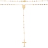 Thumbnail Image 1 of Beaded Rosary 14K Tri-Tone Gold 17"