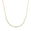 Thumbnail Image 1 of Small-Link Curb Chain Necklace 2.9mm Semi-Solid 14K Yellow Gold 18”