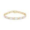 Thumbnail Image 1 of Diamond Ellipse Link Bracelet 2 ct tw 10K Yellow Gold 7.25&quot;