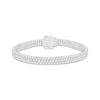 Thumbnail Image 1 of KAY Lab-Grown Diamonds Triple-Row Bracelet 6 ct tw 10K White Gold 7.25"