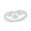 Thumbnail Image 0 of Pear, Marquise & Round-Cut Diamond Contour Ring 1 ct tw 14K White Gold