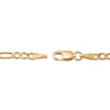 Thumbnail Image 2 of Children's Solid Figaro Chain Necklace 14K Yellow Gold 13"