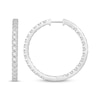 Thumbnail Image 1 of KAY Lab-Grown Diamonds Inside-Out Hoop Earrings 3 ct tw 14K White Gold