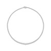 Thumbnail Image 1 of KAY Lab-Grown Diamonds Graduated Riviera Necklace 10 ct tw 14K White Gold 17"